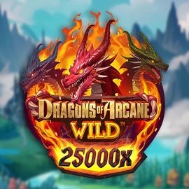 Dragons of Arcane Wild by Foxium, showcased at spindynasty.eu.com – game logo