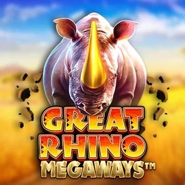 Great Rhino Megaways by Pragmatic Play, showcased at spindynasty.eu.com – game logo
