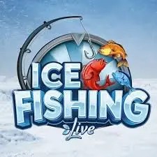 Ice Fishing Live logo by Evolution at Spin Dynasty Casino
