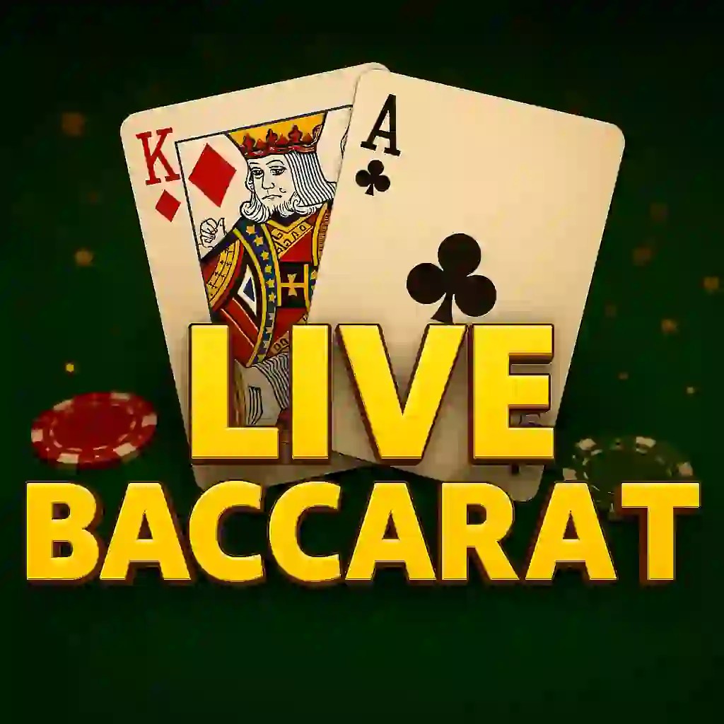 Live Baccarat slot logo by Pragmatic Live at Spin Dynasty CasinoLive Baccarat