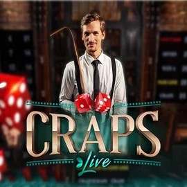 Live Craps slot icon by Evolution, available at Spin Dynasty Casino