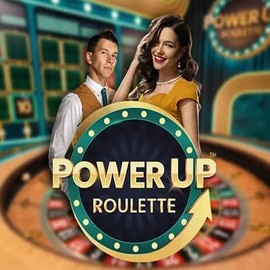 PowerUP Roulette slot logo by Pragmatic Play at Spin Dynasty Casino