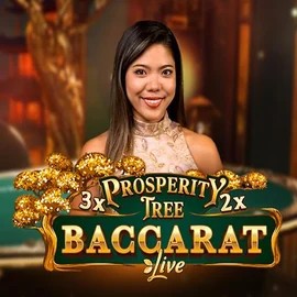 Prosperity Tree Baccarat by Evolution, showcased at spindynasty.eu.com – game logo