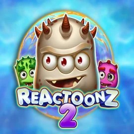 Slots logo of Reactoonz 2 from Play'n GO at Spin Dynasty Casino